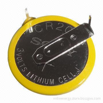3V Li-Mn Button-cell Battery, Measures 20 x 3.2mm